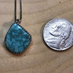 Jewelry - Sweet turquoise and sterling 18 “ necklace Jewelry - Sweet turquoise and sterling 18 “ necklace
